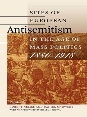 cover image of Sites of European Antisemitism in the Age of Mass Politics, 1880–1918